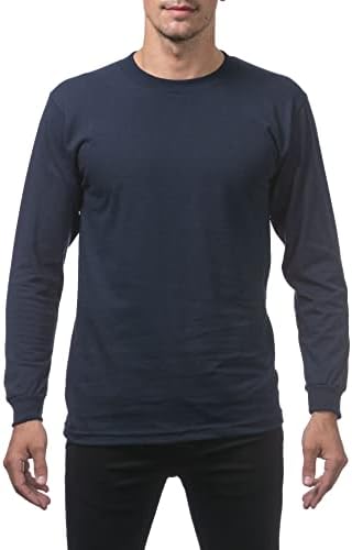 Amazon.com: Men's 5.5 oz., 100% Organic Cotton Classic Long-Sleeve